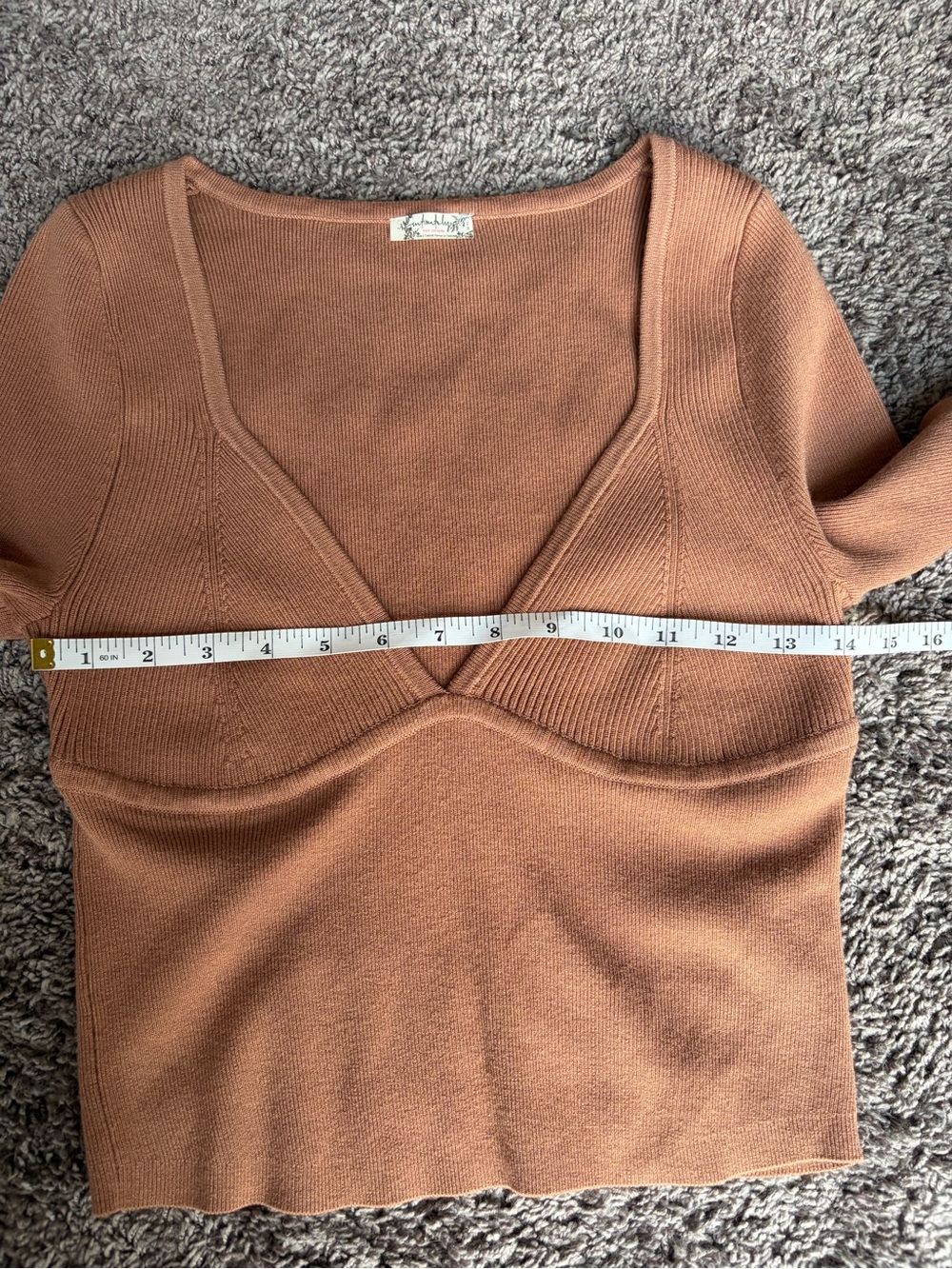 Intimately Free People Teagan Swit Short Sleeve Top - Picture 6 of 7